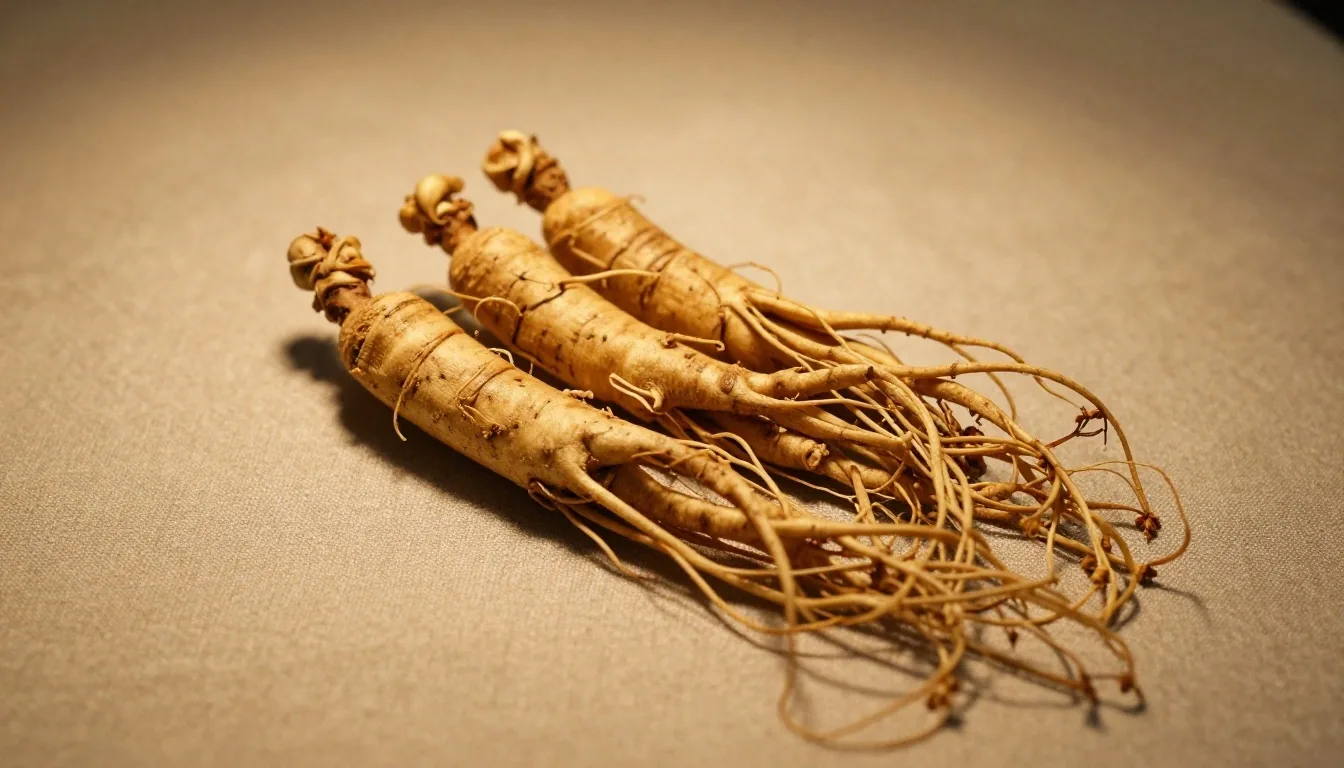 Dried botanical specimens on warm linen